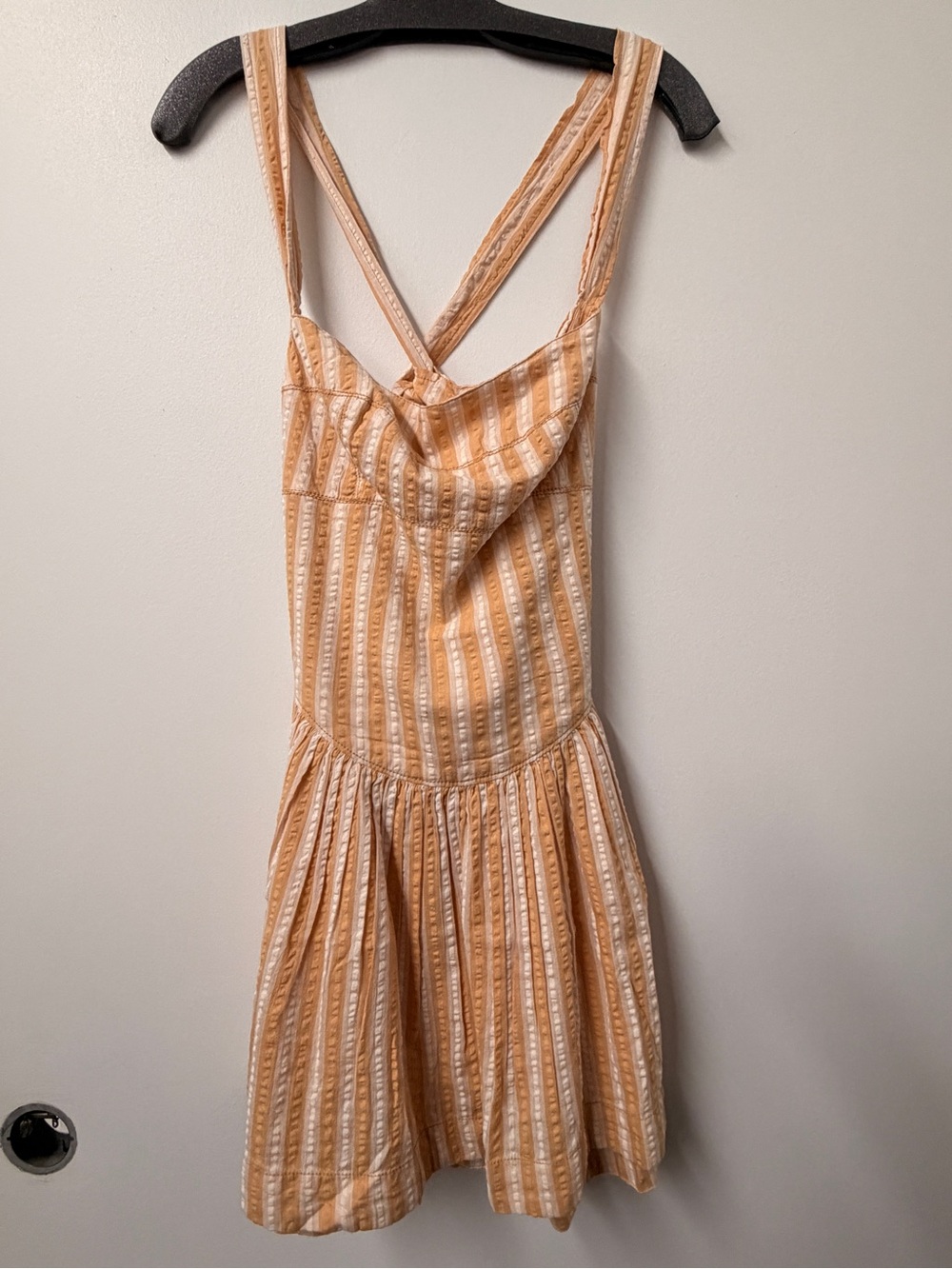 Free People Laurel Plaid Mini Dress in Neutral Combo - Picture 3 of 6